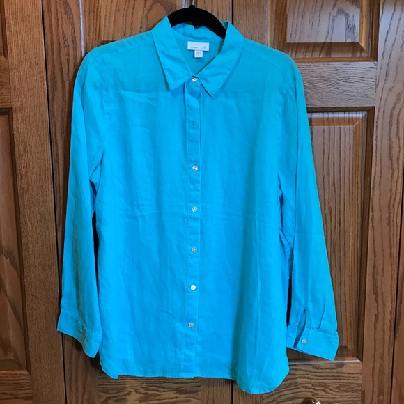 J. Jill linen button down - Picture 1 of 2
